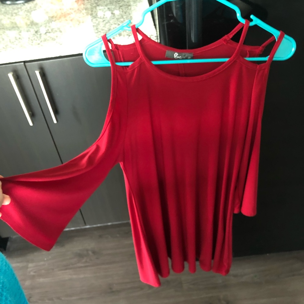 3/4 length bell sleeve dress